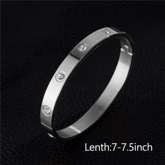 3PCS Stainless Steel Imperial Crown Bracelets for Men Gold Roman Numeral Bangle - Picture 4 of 6